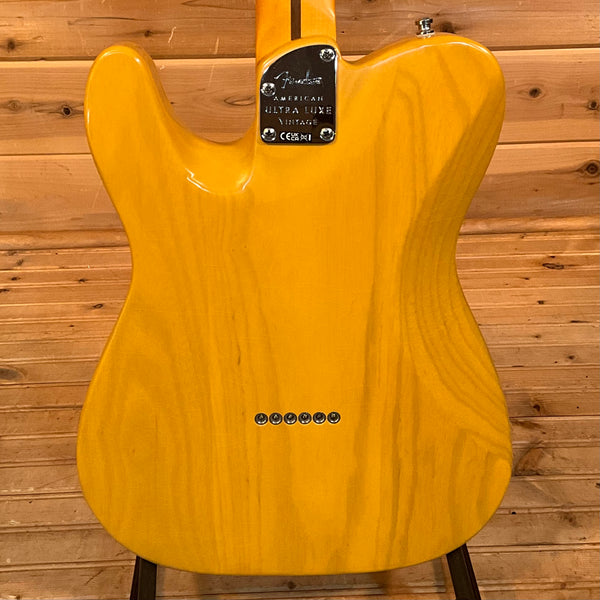 Fender American Ultra Luxe Vintage 50's Telecaster Electric Guitar - Butterscotch Blonde