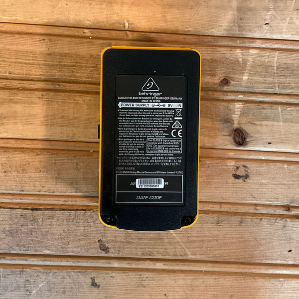 Behringer 2021 UC200 Ultra Chorus Pedal USED