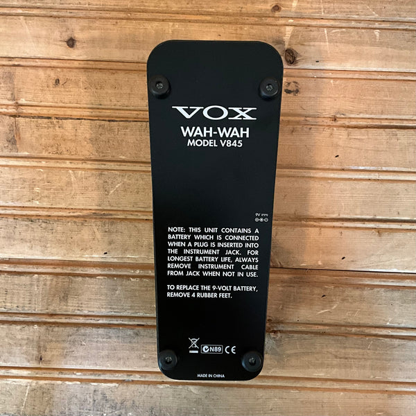Vox V845 Classic Wah Wah Pedal