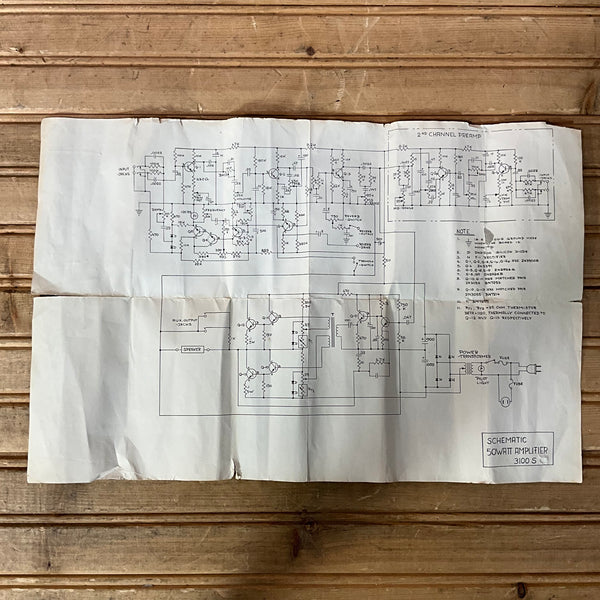 Epiphone Vintage 1966 Superba 3100S Amplifier USED