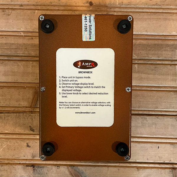 AmpRx Power Solutions Brown Box Input Voltage Attenuator USED
