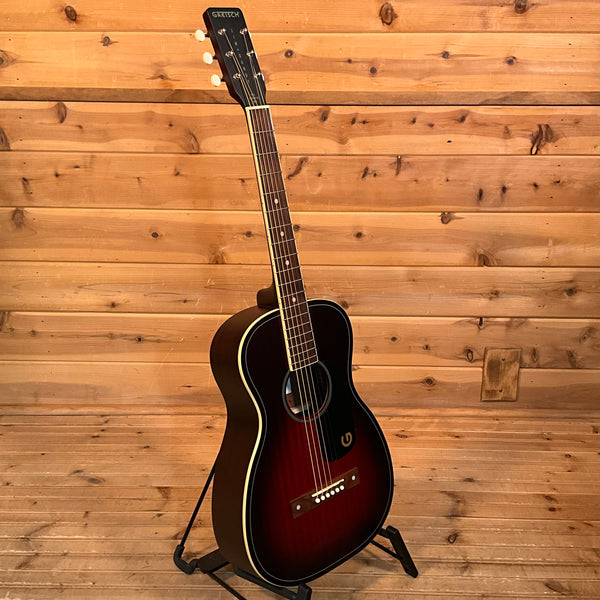 Gretsch Jim Dandy Parlor Acoustic Guitar - Deep Cherry Burst