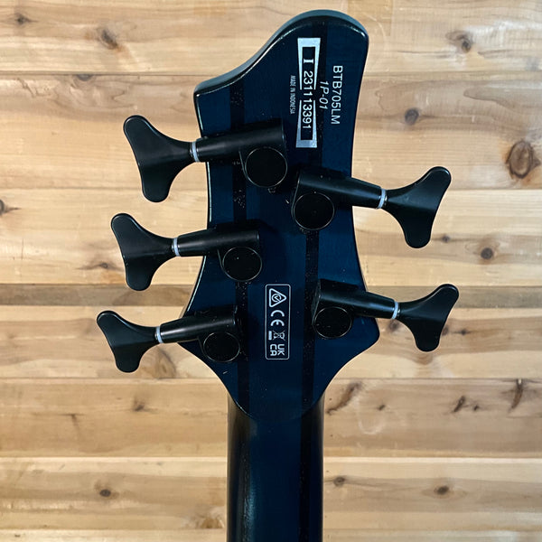 Ibanez BTB705LM 5-String Electric Bass - Cosmic Blue Starburst