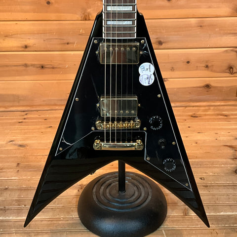 Jackson X-Series Signature Scott Ian King V KVXT Electric Guitar - Gloss Black