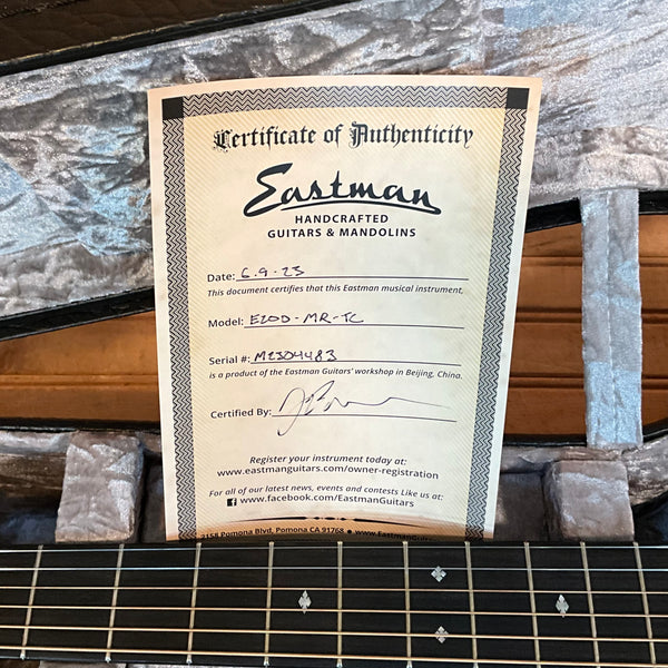 Eastman E20D-MR-TC Acoustic Guitar USED - Natural