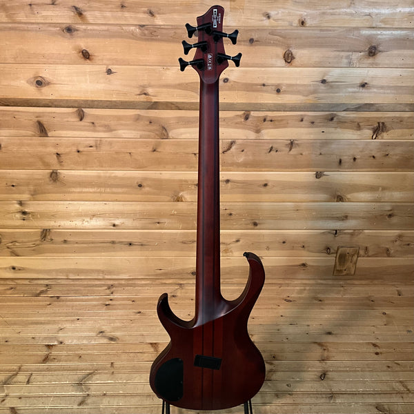 Ibanez BTB705LM 5-String Electric Bass - Natural Browned Burst Flat