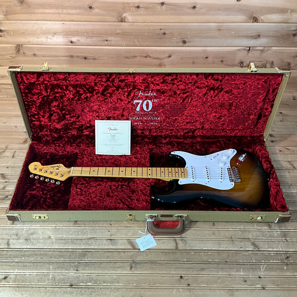 Fender 70th Anniversary American Vintage II 1954 Stratocaster Electric Guitar - 2-Color Sunburst