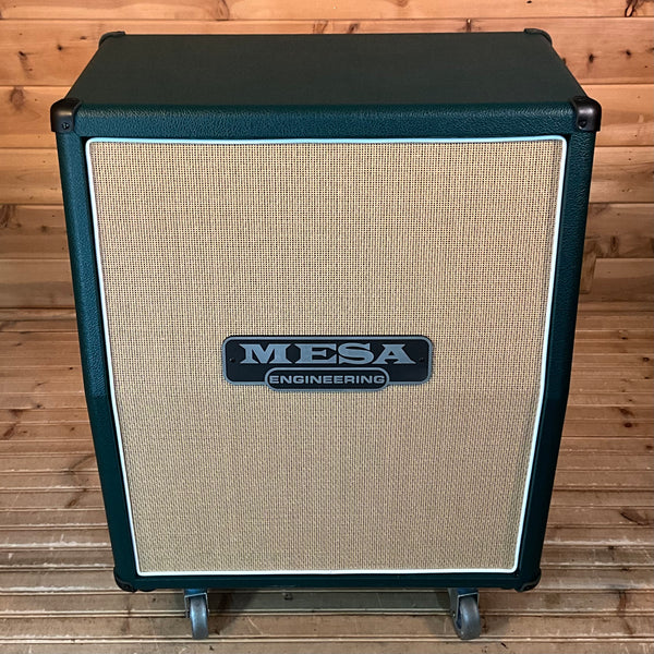 Mesa Boogie Rectifier Vertical Slant 2x12 Guitar Cabinet USED - Emerald Green/Tan