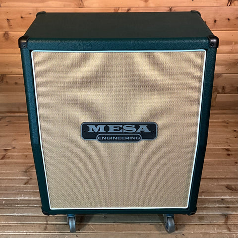Mesa Boogie Rectifier Vertical Slant 2x12 Guitar Cabinet USED - Emerald Green/Tan