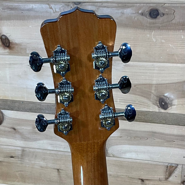 Luna Vineyard Koa Bevel Grand Auditorium Acoustic Electric Guitar - Natural