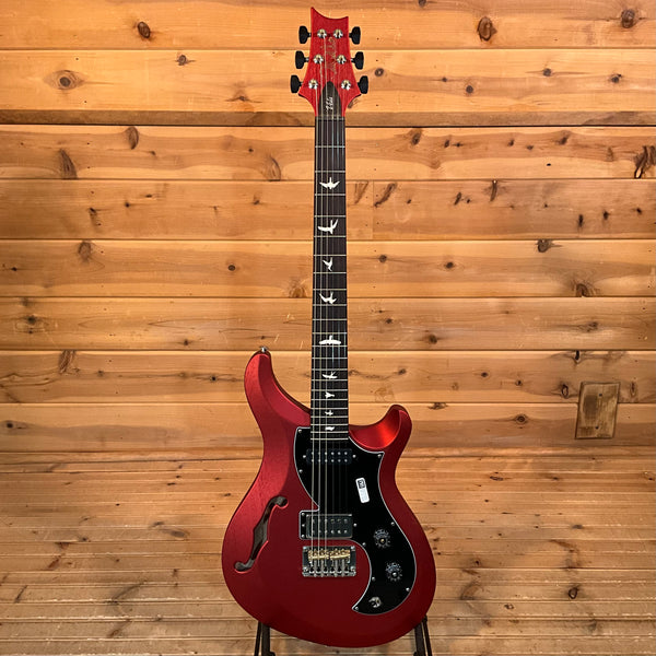 PRS S2 Vela Semi-Hollow Satin Electric Guitar - Red Apple Metallic