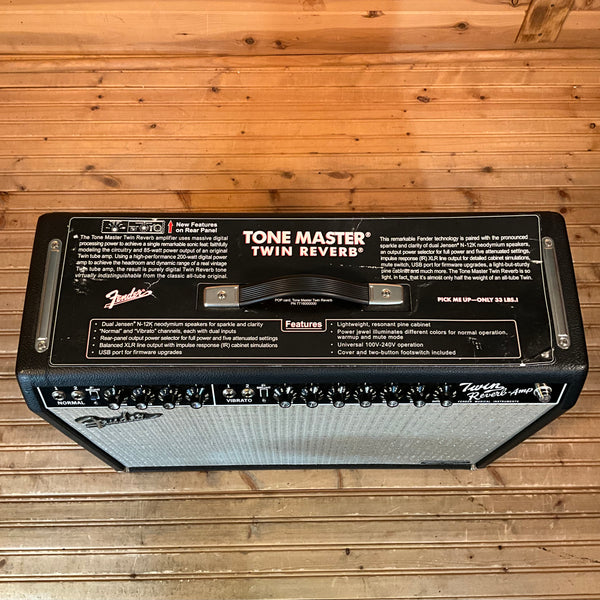 Fender Tone Master Twin Reverb Guitar Amplifier USED - Black