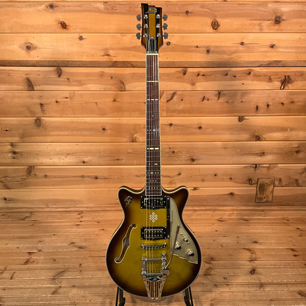 Duesenberg USA Alliance Joe Walsh Semi-Hollow Electric Guitar - Gold Burst