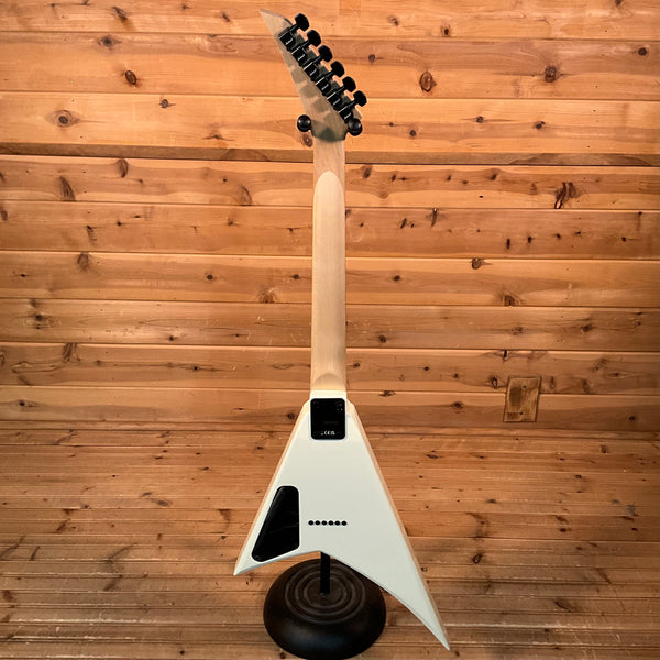 Jackson JS Series RR Minion JS1XM Electric Guitar - Snow White with Black Pin Stripes