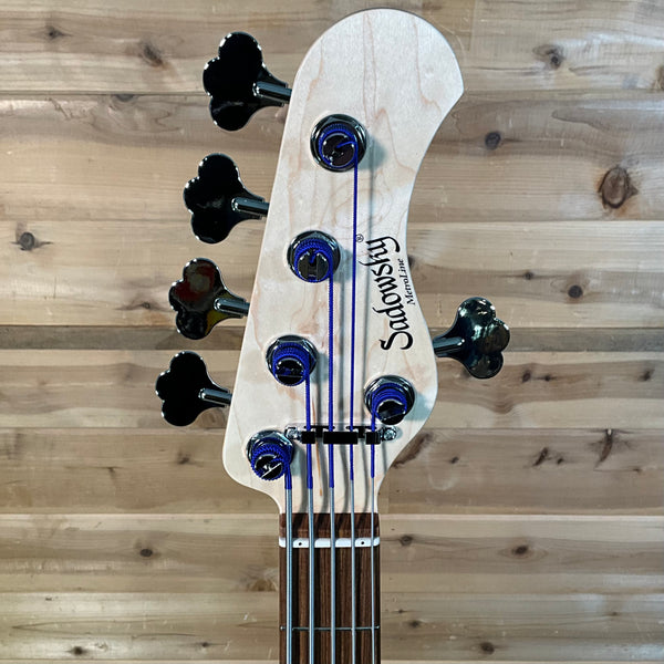 Sadowsky MetroLine 21-Fret Hybrid P/J 5-String Electric Bass Guitar USED - 59 Burst Transparent High