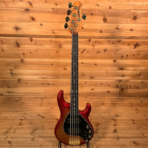 Ernie Ball Music Man StringRay 5 HH Electric Bass Guitar - Cherry Punch