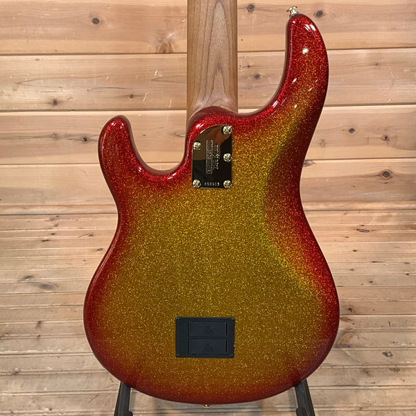 Ernie Ball Music Man StringRay 5 HH Electric Bass Guitar - Cherry Punch