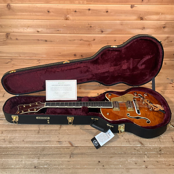 Gretsch Limited Edition Falcon Center Block Jr. with Bisgby Electric Guitar - Roundup Orange