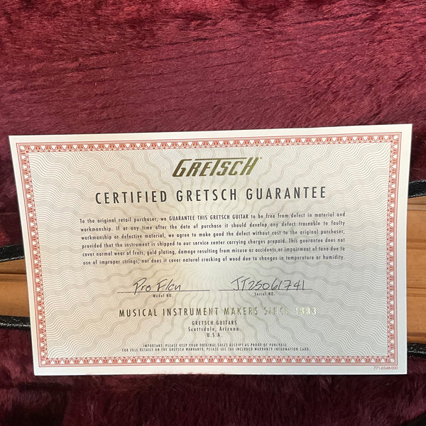 Gretsch Limited Edition Falcon Center Block Jr. with Bisgby Electric Guitar - Roundup Orange