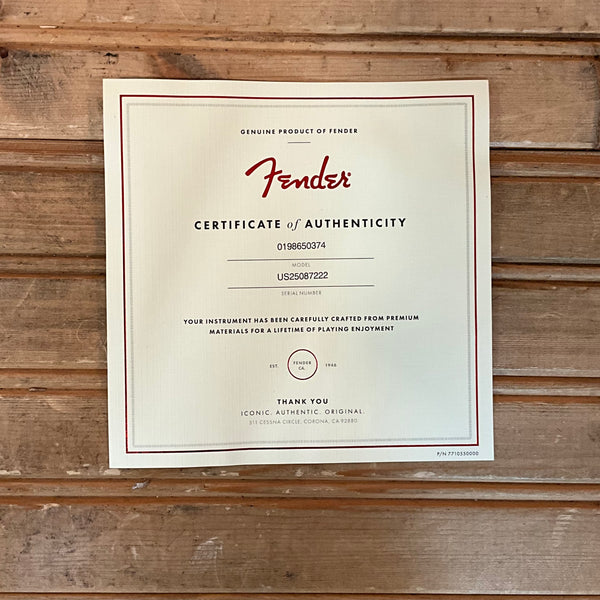 Fender American Professional Classic Mustang Electric Bass - Faded Sherwood Green Metallic