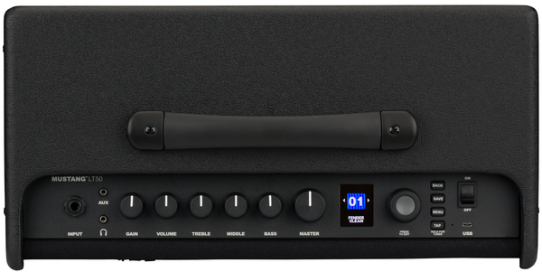 Fender Mustang LT50 Guitar Combo Amplifier - Black
