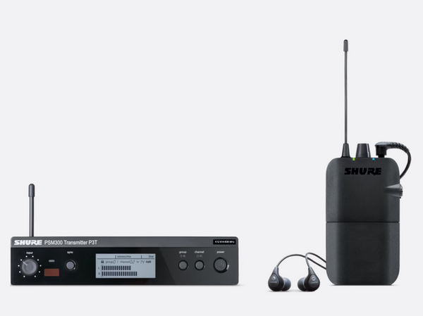 Shure P3TR112GR-G20 PSM 300 Wireless In-Ear Monitoring Set W/ SE112 Earphones