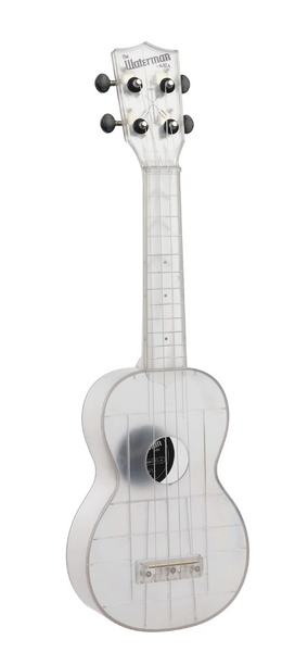 Kala Waterman Transparent Soprano Ukulele - Frosted Glass