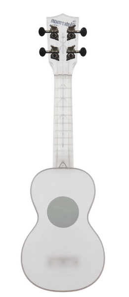 Kala Waterman Transparent Soprano Ukulele - Frosted Glass