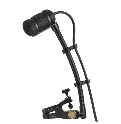 Audio-Technica ATM350U Cardioid Condenser Instrument Microphone with Universal Clip-on Mounting System (5" Gooseneck)