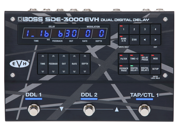 Boss SDE-3000EVH Dual Digital Delay Effects Pedal