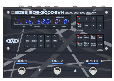 Boss SDE-3000EVH Dual Digital Delay Effects Pedal