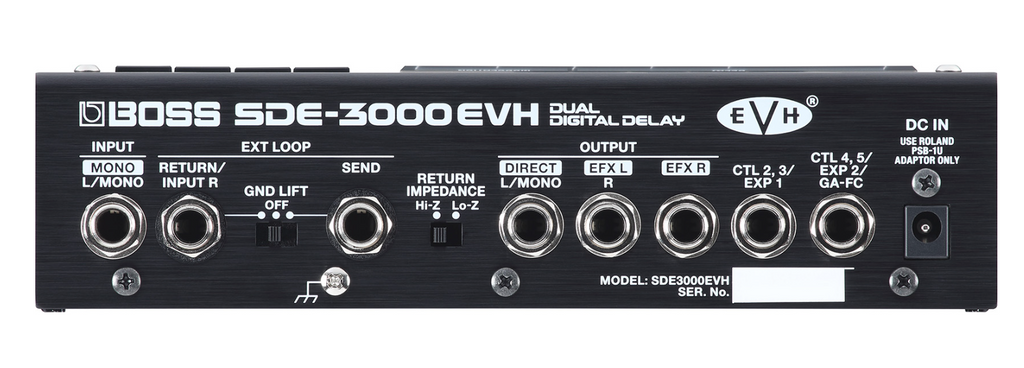 Boss SDE-3000EVH Dual Digital Delay Effects Pedal - Huber Breese Music
