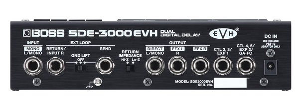 Boss SDE-3000EVH Dual Digital Delay Effects Pedal