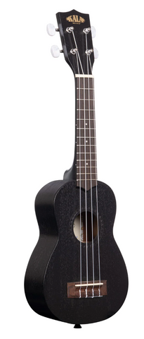 Kala KA-15S Mahogany Soprano Ukulele - Black Satin