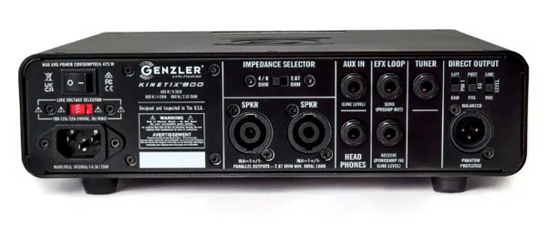 Genzler Kinetix 800 Bass Tube Pre Amp