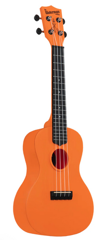 Kala Concert Waterman Ukeulele - Sunset Orange