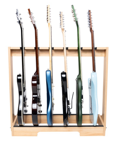 Gator Wooden Guitar Rack GFW-GTR-WD6RK-MPL - Maple