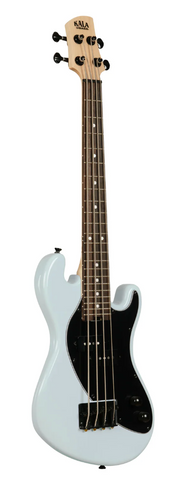 Kala Solid Body U-Bass 4-String Electric Bass Guitar - Powder Blue