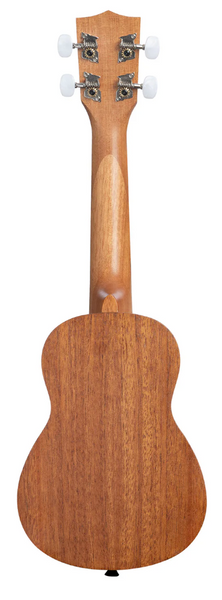 Kala Satin Mahogany Soprano Ukulele with Hawaiian Islands