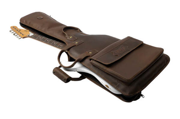 Levys Leather Electric Guitar Bag - Brown