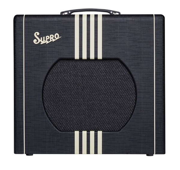 Supro Delta King 12 Combo Electric Guitar Amplifier - Black & Cream