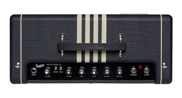 Supro Delta King 12 Combo Electric Guitar Amplifier - Black & Cream