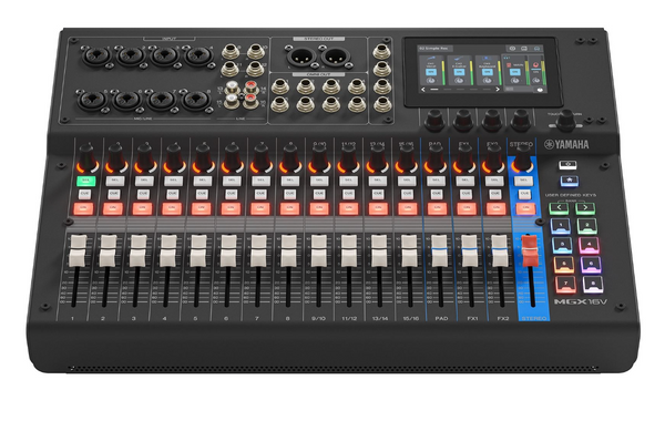 Yamaha MGX16V 22- Channel Digital Mixing Console with Video Interface - Black