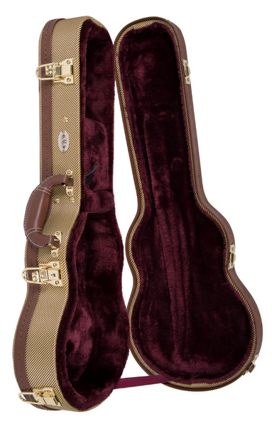 Tweed Archtop Concert Ukulele Hard Case