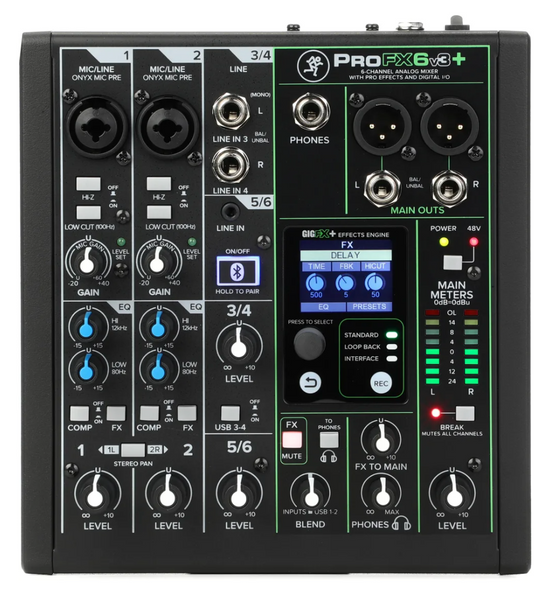 Mackie ProFX6v3+ 6-Channel Mixer
