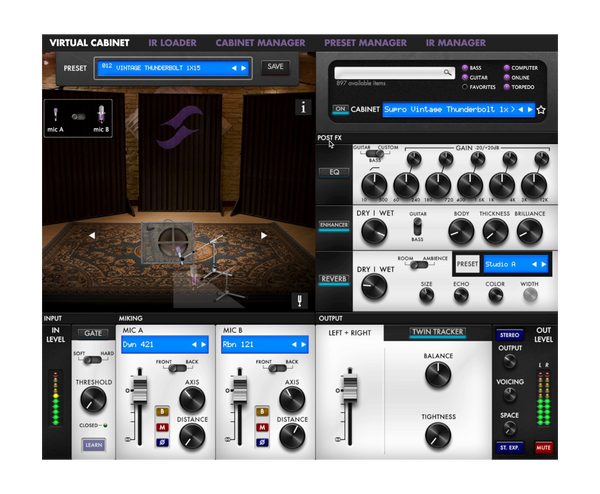 Supro Airwave Guitar Combo Amplifier - Black and Cream