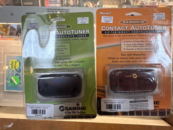 Sabine AX3000/AX3000-W Guitar Mounted Contact Autotuner