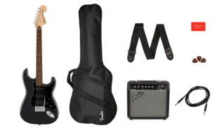 Squier Affinity Series Stratocaster HSS Pack - Charcoal Frost Metallic