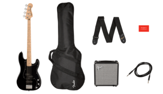 Squier Affinity Series Precision PJ Bass Pack - Black
