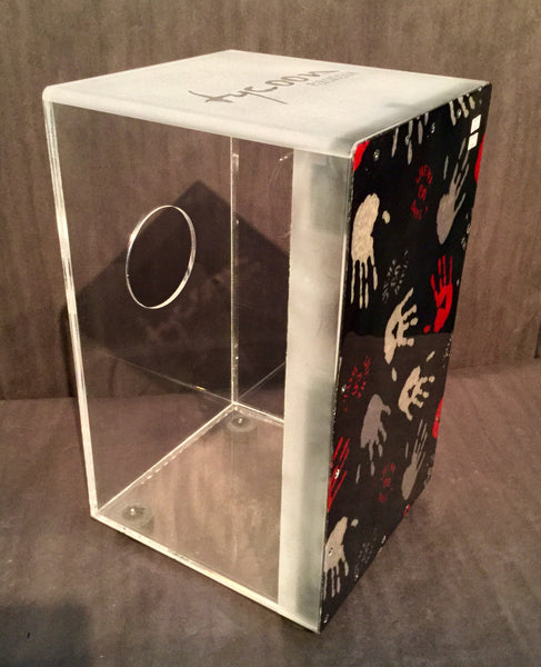 Tycoon Acrylic Handprint Latin Percussion Cajon